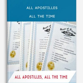 All Apostilles All The Time from Andre C Hatchett