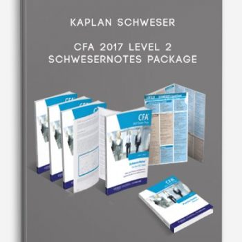 CFA 2017 Level 2 SchweserNotes Package from Kaplan Schweser