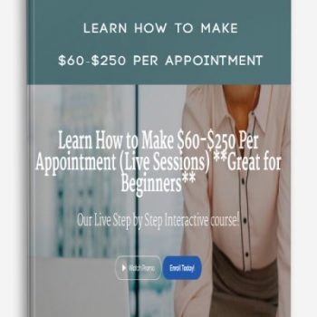 Learn How to Make $60-$250 Per Appointment from Andre C Hatchett