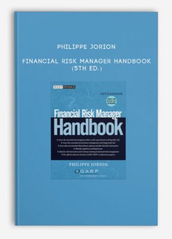 Philippe Jorion – Financial Risk Manager Handbook (5th Ed.)