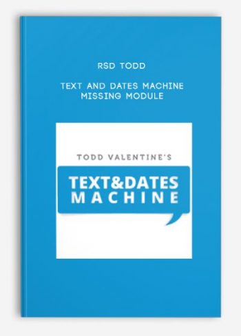 RSD Todd – Text And Dates Machine – Missing Module