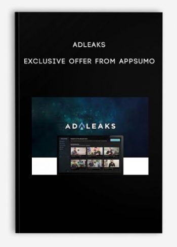 AdLeaks – Exclusive Offer from AppSumo