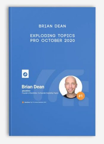 Brian Dean – Exploding Topics Pro October 2020