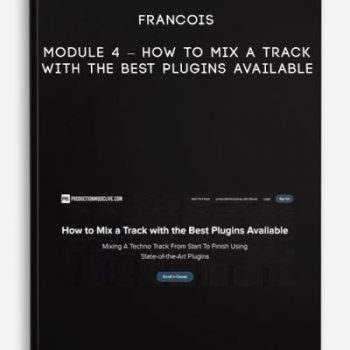 Francois – Module 4 – How to Mix a Track with the Best Plugins Available