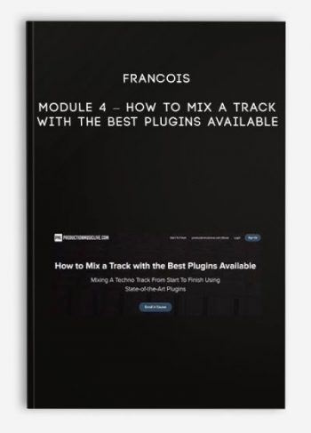 Francois – Module 4 – How to Mix a Track with the Best Plugins Available