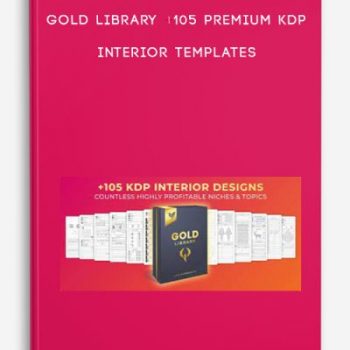 Gold Library +105 Premium KDP Interior Templates