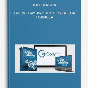 Jon Benson – The 28 Day Product Creation Formula