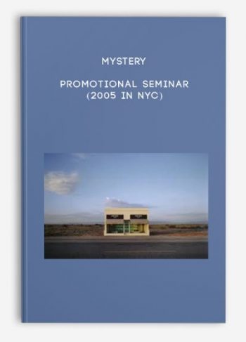Mystery – Promotional Seminar (2005 in NYC)
