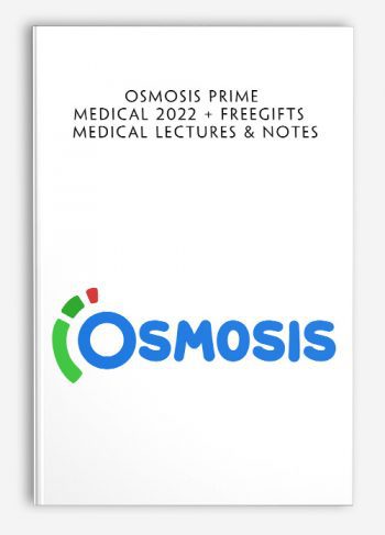 Osmosis Prime Medical ‍⚕️ 2022 + FreeGifts Medical Lectures & Notes