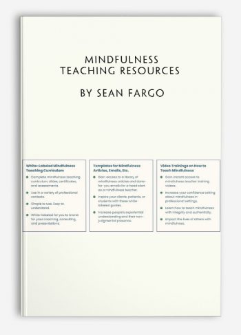 Mindfulness Teaching Resources by Sean Fargo